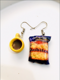 Aretes Originales 'Galletas Globitos y Café'