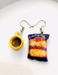 Aretes Originales 'Galletas Globitos y Café'